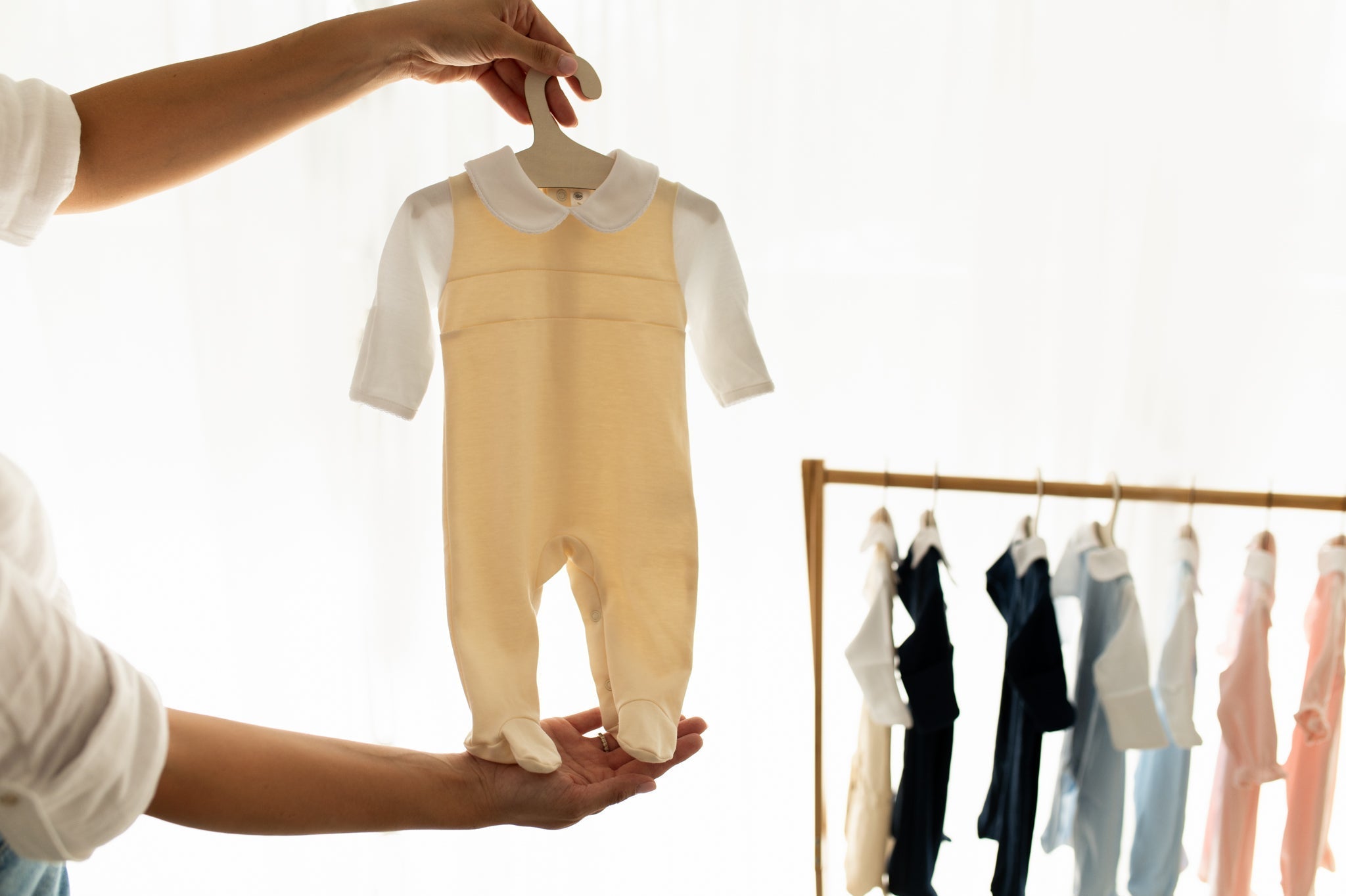 Newborn baby outfit made from soft cotton – ideal for layering and everyday comfort