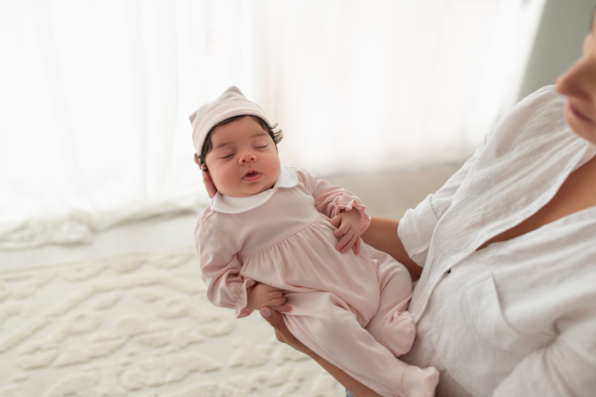 Rose – Pima Cotton Footie