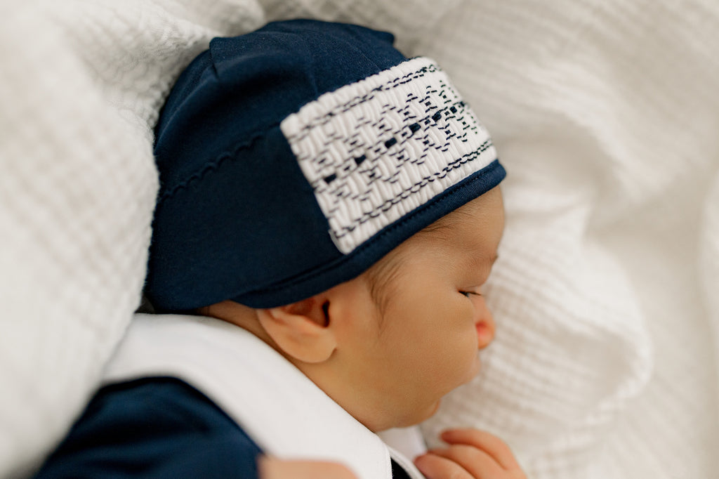 Heritage – Hand-Smocked Pima Cotton Hat