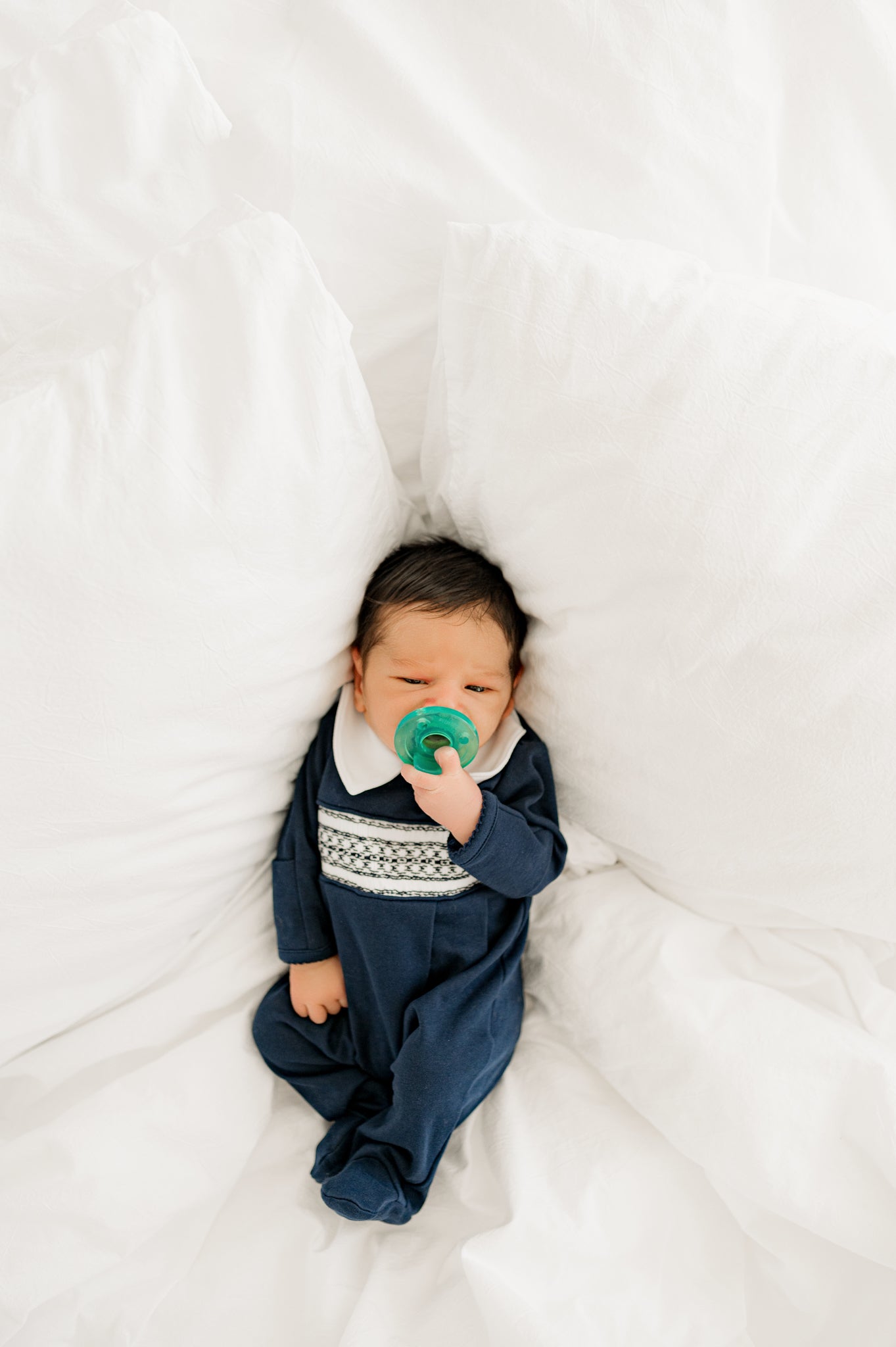 Heritage – Hand-Smocked Pima Cotton Footie